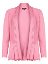 Cardigan i vacker stickning, stark rosa