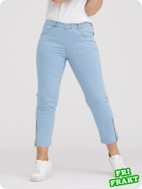 LauRie Piper jeans ljus bl 7/8-dels lngd. Hrlig frg!