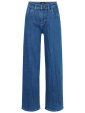 Trendiga jeans med smal rand, denim
