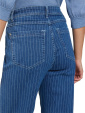 Trendiga jeans med smal rand, denim