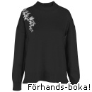 Tröja med broderi från Signatur, svart