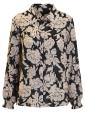 Underbart vacker blus med svart bottenfrg