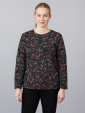 M�nstrad top, svart botten