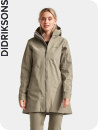 Didriksons Miranda mistel green, skal-parka