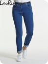 LauRie-jeans Laura slim, mellanbl denim