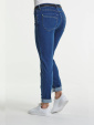 LauRie-jeans Laura slim, mellanbl denim