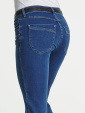 LauRie-jeans Laura slim, mellanbl denim