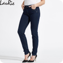 LauRie-jeans Laura slim, mrk bl denim
