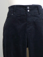 Sammets-jeans, svart