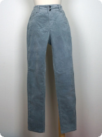 Sammets-jeans, mellangrå