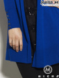 Lngcardigan, royal blue