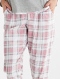 Pyjamas/mysdress från Damella, rosa/grå