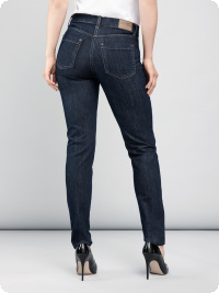 Magic Slim-Jeans, mrk bl denim