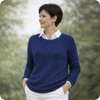 Ge din garderob en stilren uppdatering med den h�r eleganta tr�jan i en tidl�s bl� nyans. Det vackra strukturstickade m�nstret ger plagget en exklusiv k�nsla, samtidigt som den mjuka kvaliteten g�r den otroligt sk�n att b�ra hela dagen. Den klassiska passformen g�r tr�jan enkel att matcha med b�de jeans, kjol eller �ver en skjorta f�r en mer uppkl�dd look. Tr�jan �r tillverkad hos Sunday och finns i tre snygga f�rger.