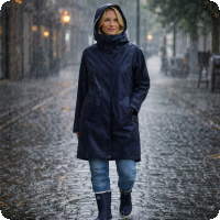 Regn och rusk - d� �r Didriksons Elly regnkappa perfekt! Detta �r en stilren och funktionell Galon-regnkappa, perfekt f�r vardagsbruk. Den �r helt vatten- och vindt�t med svetsade s�mmar f�r en 100% vattent�t konstruktion. Parkan har en rak passform och �r designad f�r att ge b�de komfort och skydd mot v�der och vind. Hos Joolin finns den i flera f�rger och skickas med snabb leverans!  Vi har �ven den lite l�ngre modellen Didriksons Melinda i lager i flera f�rger, och �ven regnkappan Didriksons Sigrid.