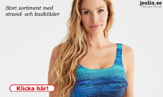 Stort sortiment med strand- och badklder