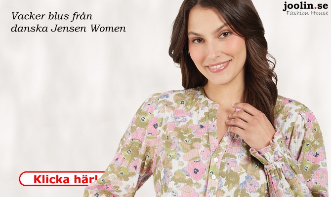 Vrnyhet: Vacker blus frn danska Jensen Women