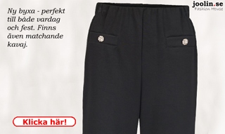 Nyhet: Byxa till bde vardag och fest, svart