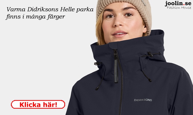 Varma skna hst/vinter-jackan Didriksons Helle finns i mnga frger